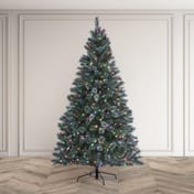 Blue Forest Pine Pre Lit Christmas Tree 7ft