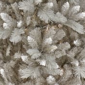 SIlver Frosted Apen Realistic Fir Christmas Tree