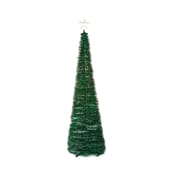 Starry Night Green Pre Lit LED Pop Up Christmas Tree