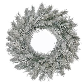 Frost Nipped Fir Christmas Wreath 