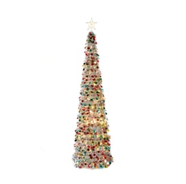 Dazzling Pre Lit Pop Up Christmas Tree