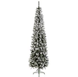 Snowy Mountain Pine Pencil Christmas Tree 7ft