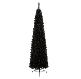 Starry Night Black Pencil Christmas Tree 7ft