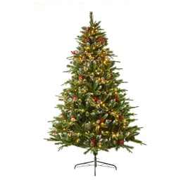 Twinkling Lights Pre Lit Artificial Christmas Tree 6ft