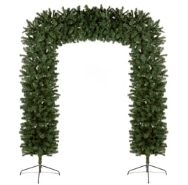 Welcoming Pine Christmas Archway