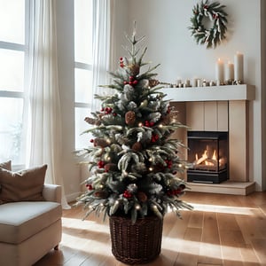 Pre-Lit Christmas Trees