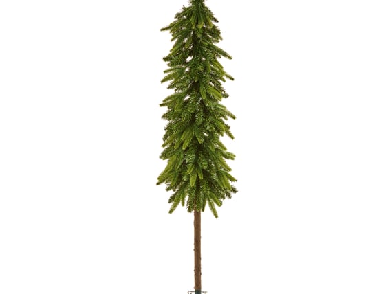 Frosty Wind Swept Pencil Christmas Tree 5ft