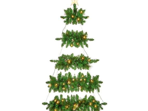 Hanging Pre Lit LED Christmas Tree