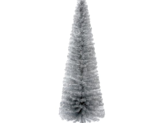 Silver Pine Slim Pencil Christmas Tree 6ft