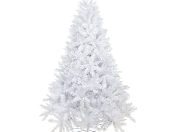 Snow Covered Spruce White Christmas Tree 7ft