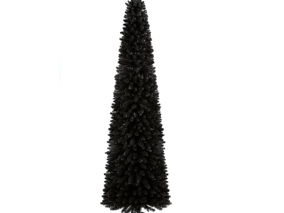 Starry Night Black Pencil Christmas Tree 7ft