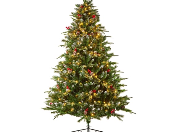 Twinkling Lights Pre Lit Artificial Christmas Tree 6ft