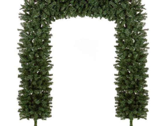 Welcoming Pine Christmas Archway
